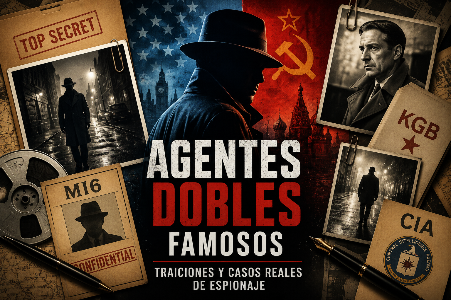 Agentes dobles famosos - traiciones y casos reales de espionaje