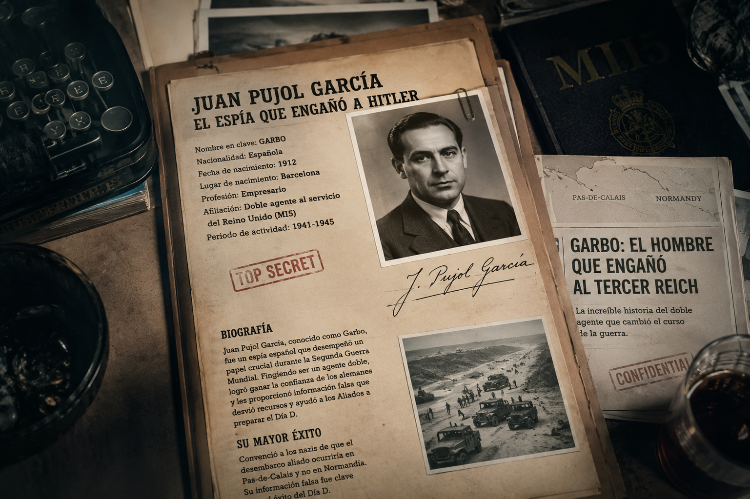 Juan Pujol García espía: biografía y caso real